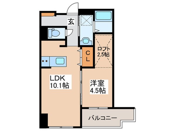 F006の物件間取画像